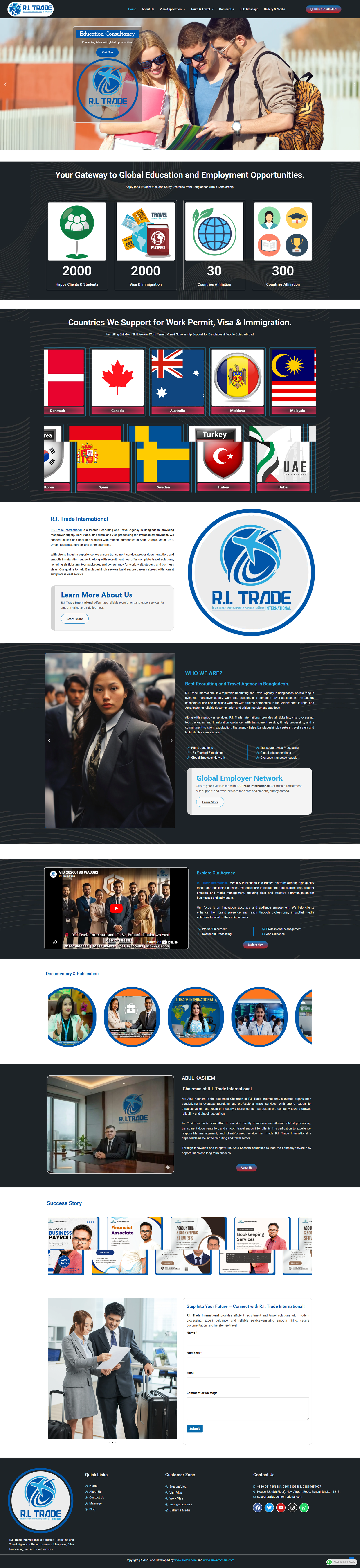 Tours and Travel Website